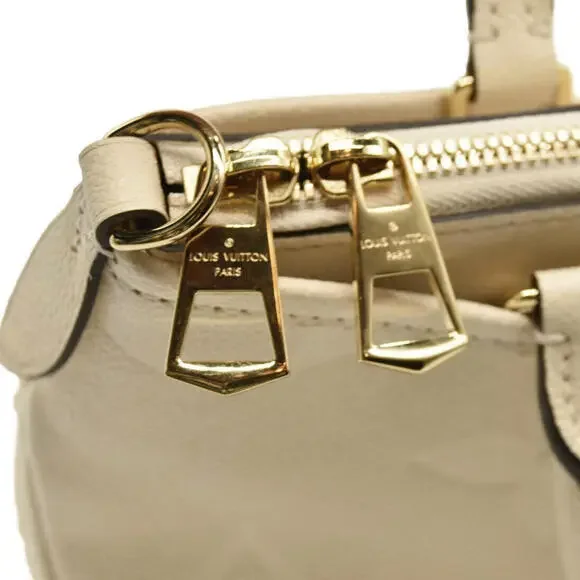 LOUIS VUITTON Trianon PM Monogram Emprreinte Handbag Creme - Picture 13 of 15